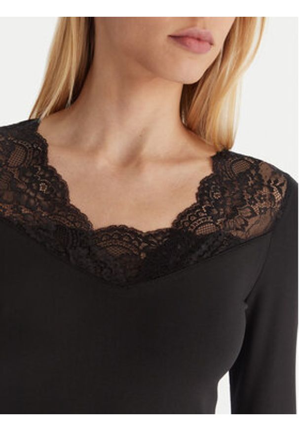 YSABEL MORA - Ysabel Mora Bielizna termoaktywna górna 70033 Czarny Slim Fit. Kolor: czarny. Materiał: syntetyk