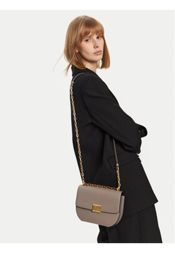 Karl Lagerfeld - KARL LAGERFELD Torebka 245W3057 Beżowy. Kolor: beżowy. Materiał: skórzane