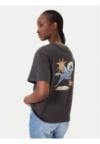 RVCA T-Shirt Pegasus EVJZT00165 Czarny Easy Fit. Kolor: czarny. Materiał: bawełna #1