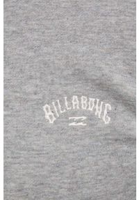 Billabong bluza męska kolor szary z kapturem melanżowa. Typ kołnierza: kaptur. Kolor: szary. Materiał: materiał. Wzór: melanż #4