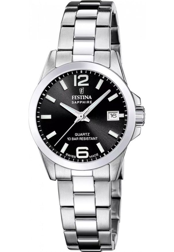 Zegarek damski Festina F20049-6 srebrny. Kolor: srebrny