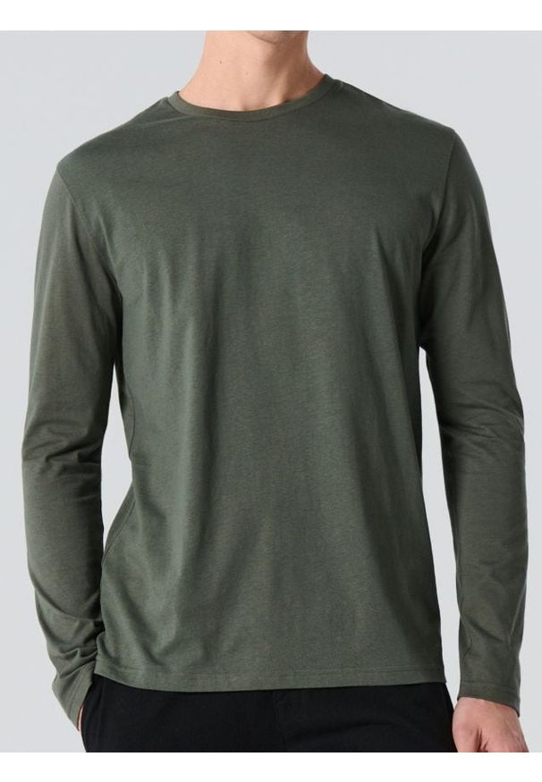 Sinsay - Bawełniana koszulka basic - zielony. Kolor: zielony. Materiał: bawełna