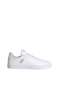 Adidas - Buty VL Court 3.0. Zapięcie: pasek. Kolor: wielokolorowy, biały, żółty. Wzór: aplikacja #1