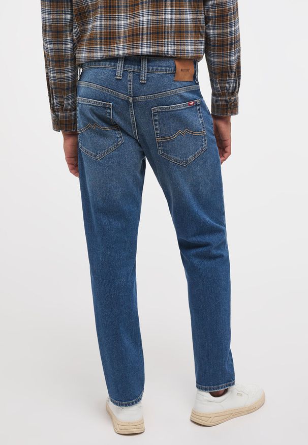 Mustang - Męskie Spodnie Jeansowe MUSTANG Toledo Tapered Denim Blue 1014326 5000 774