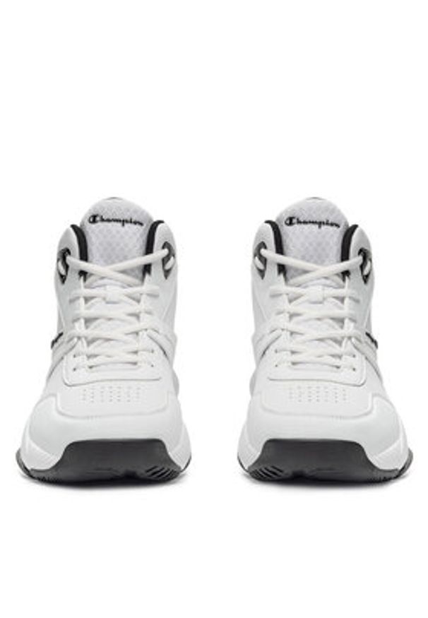 Champion Sneakersy ACADEMY MID CUT SHOE S22399-WW001 Biały. Kolor: biały. Materiał: materiał