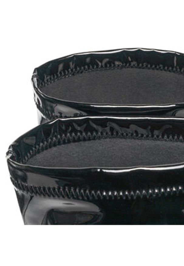 Jenny Fairy Muszkieterki WS5896-05 Czarny. Kolor: czarny. Materiał: skóra