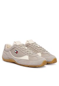 TOMMY HILFIGER - Tommy Hilfiger Sneakersy EM0EM01718 Beżowy jasny. Kolor: beżowy. Materiał: skóra, zamsz #3