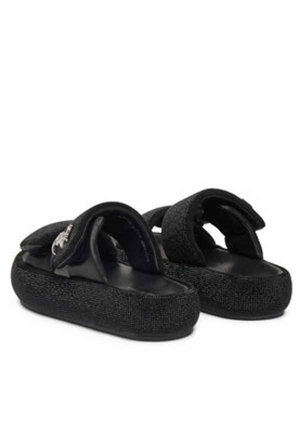 Juicy Couture Klapki WSS21515-02 Czarny. Kolor: czarny. Materiał: materiał