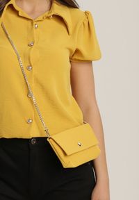 Renee - Żółta Koszula Peshohsa. Kolor: żółty. Długość: krótkie #4