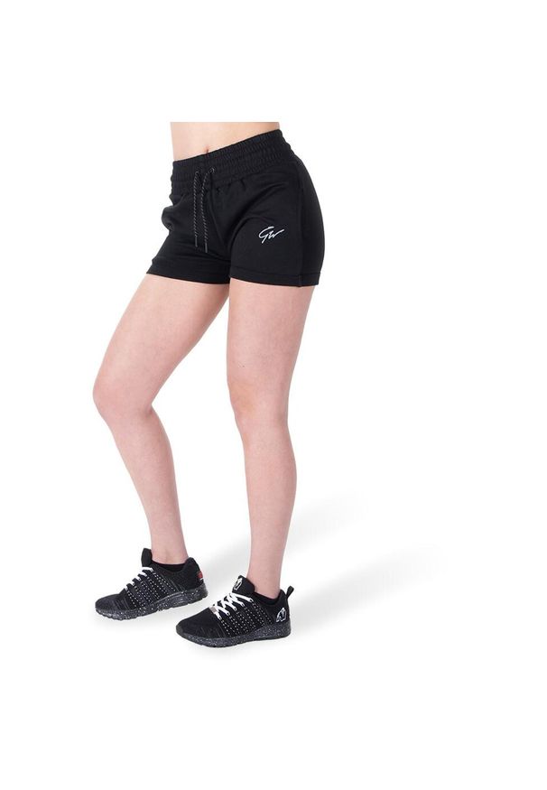 GORILLA WEAR - Pixley SweatSzorty - Czarny. Kolor: czarny. Długość: krótkie. Sport: fitness