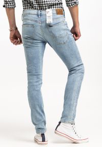 Lee - LEE LUKE MĘSKIE SPODNIE JEANSOWE JEANSY DŻINSY BLUE DOVE L719OWA32