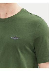 Aeronautica Militare T-Shirt 251TS2376J592 Zielony Regular Fit. Kolor: zielony. Materiał: bawełna #5