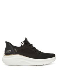 skechers - Skechers Sneakersy Bobs B Love-True Delight 117617/BLK Czarny. Kolor: czarny. Materiał: materiał #1