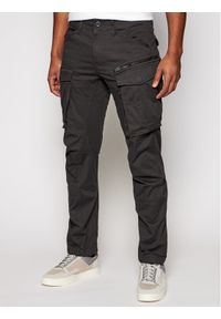 G-Star RAW - G-Star Raw Spodnie materiałowe Rovic D02190-5126-976 Szary Tapered Fit. Kolor: szary. Materiał: bawełna