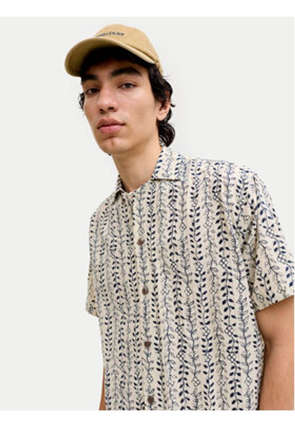 Jack & Jones Koszula Blulyon 12291968 Granatowy Regular Fit. Kolor: niebieski. Materiał: bawełna