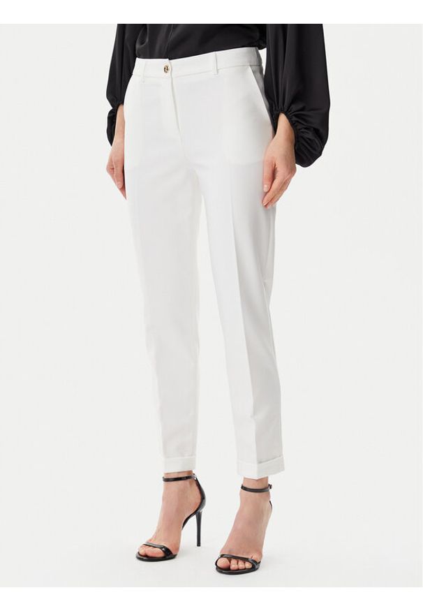 Artigli Spodnie materiałowe ACPA000837 Écru Regular Fit. Kolor: kremowy. Materiał: syntetyk