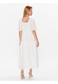 YAS Sukienka 26029550 Biały Loose Fit. Kolor: biały. Materiał: bawełna #7