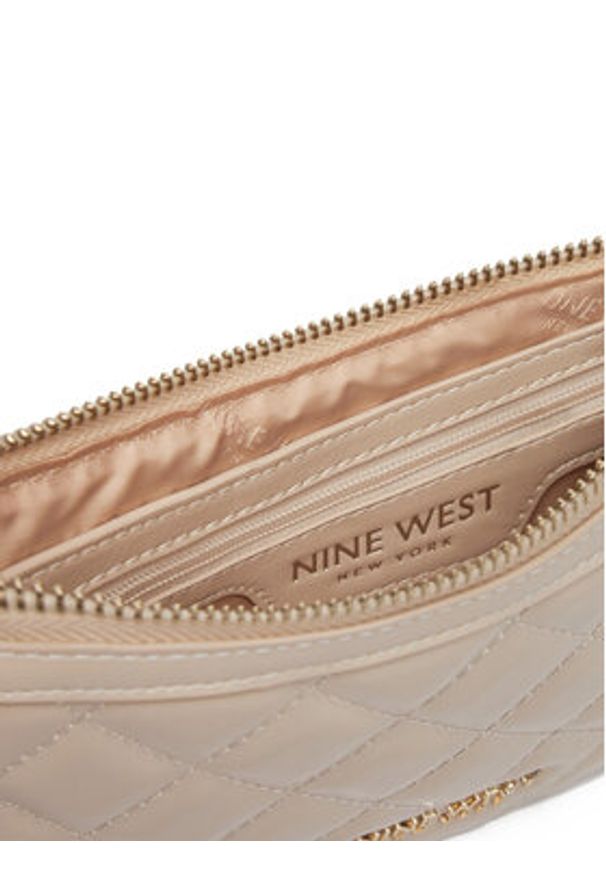 Nine West Torebka LILLA1 Beżowy. Kolor: beżowy. Materiał: skórzane