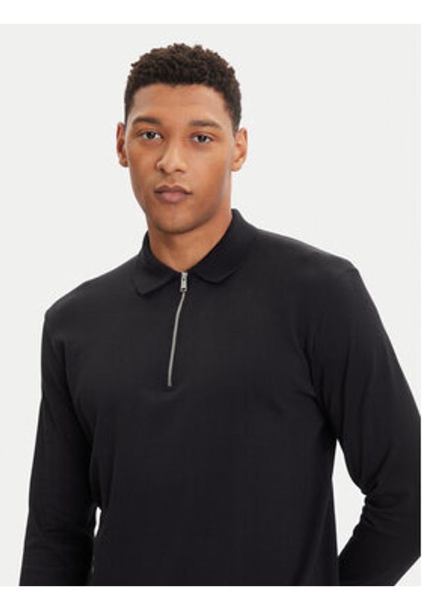 Marc O'Polo Polo M29 2144 52078 Czarny Regular Fit. Typ kołnierza: polo. Kolor: czarny. Materiał: bawełna