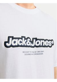 Jack & Jones - Jack&Jones T-Shirt Vesterbro 12265740 Biały Relaxed Fit. Kolor: biały. Materiał: bawełna #6