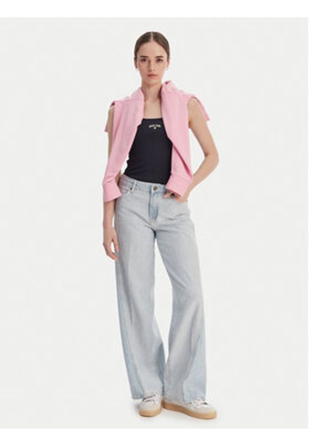 Guess Jeans Jeansy W6GA2T D6534 Niebieski Wide Leg. Kolor: niebieski