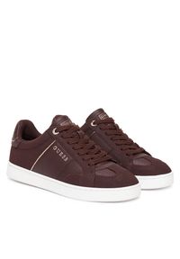 Sneakersy Guess. Kolor: brązowy