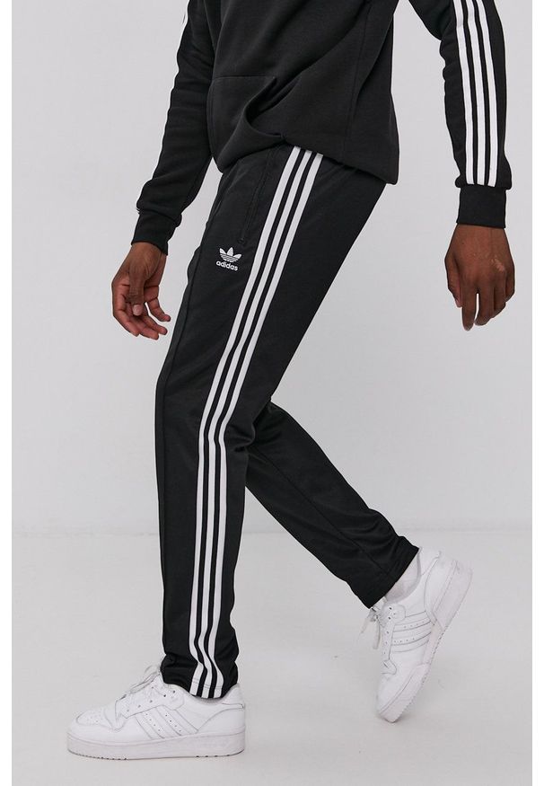adidas Originals Spodnie H09115 męskie kolor czarny gładkie H09115-BLACK. Kolor: czarny. Materiał: materiał. Wzór: gładki