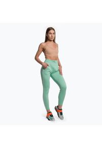 GYMSHARK - Spodnie treningowe damskie Gymshark Recess Track. Kolor: zielony. Sport: fitness