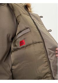 Hugo - HUGO Parka Makaro2541 50546236 Beżowy Regular Fit. Kolor: beżowy. Materiał: syntetyk #3