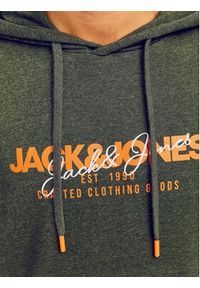 Jack & Jones - Jack&Jones Bluza Alvis 12256848 Zielony Standard Fit. Kolor: zielony. Materiał: bawełna #3