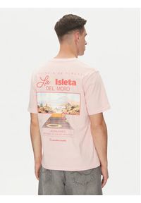 Jack & Jones - Jack&Jones T-Shirt Almeria 12276785 Różowy Relaxed Fit. Kolor: różowy. Materiał: bawełna #3