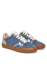 Pepe Jeans Sneakersy Travis City W PLS31592 Niebieski. Kolor: niebieski. Materiał: skóra, zamsz #6