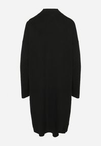 Born2be - Czarna Sweterkowa Sukienka Półgolf z Bawełną i Wełną Pilara. Kolor: czarny. Materiał: wełna, bawełna. Typ sukienki: ołówkowe. Styl: klasyczny, elegancki #5