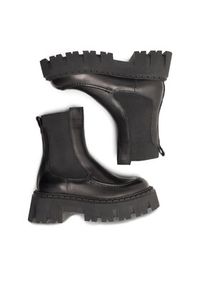 Badura Botki TAROUCA-23FW11 Czarny. Kolor: czarny. Materiał: skóra #6
