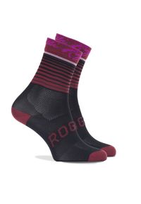ROGELLI - Skarpetki sportowe damskie Rogelli IMPRESS, funkcyjne. Kolor: wielokolorowy, czerwony, czarny, różowy