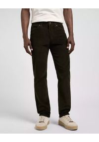 Lee - MESKIE SPODNIE MATERIALOWE LEE SLIM FIT MVP OLIVE NIGHT 112370601 #1