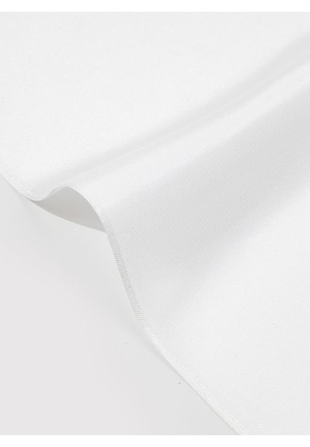 Pako Lorente - PAKO LORENTE – Jedwabna biała poszetka męska. Kolor: biały. Materiał: jedwab