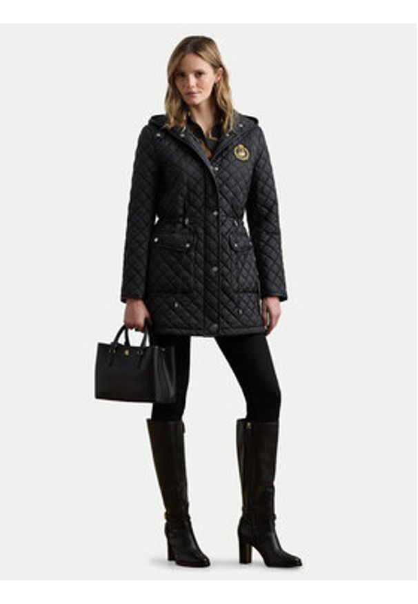 Lauren Ralph Lauren - LAUREN RALPH LAUREN Kurtka przejściowa 297979534001 Czarny Straight Fit. Kolor: czarny. Materiał: syntetyk