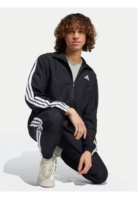 Adidas - adidas Dres 3-Stripes JI8849 Czarny Regular Fit. Kolor: czarny. Materiał: syntetyk #4