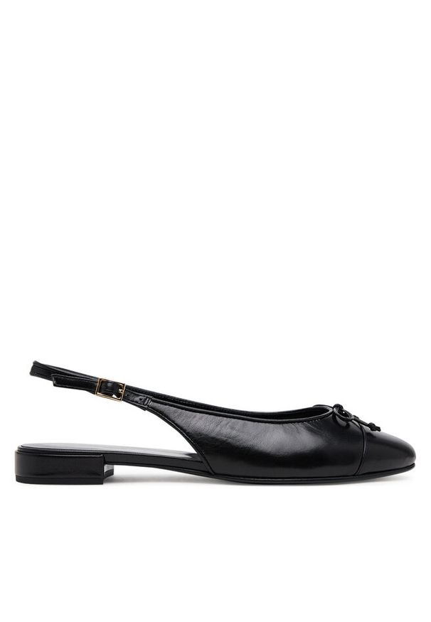 Baleriny Tory Burch. Kolor: czarny
