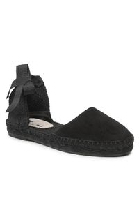 Manebi Espadryle Flat Valenciana Espadrilles R 2.2 P0 Czarny. Kolor: czarny. Materiał: zamsz, skóra