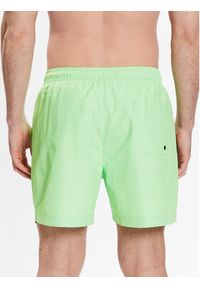 Calvin Klein Swimwear Szorty kąpielowe KM0KM00794 Zielony Regular Fit. Kolor: zielony. Materiał: syntetyk