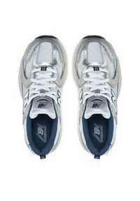 New Balance Sneakersy GR530KA Srebrny. Kolor: srebrny. Materiał: materiał