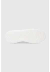 MOA Concept Buty skórzane kolor biały na platformie. Zapięcie: sznurówki. Kolor: biały. Materiał: skóra. Obcas: na platformie