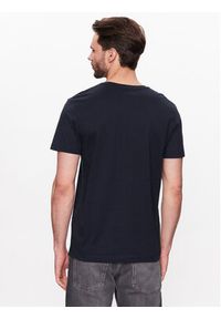 Volcano T-Shirt Jack M02132-S23 Granatowy Regular Fit. Kolor: niebieski. Materiał: bawełna