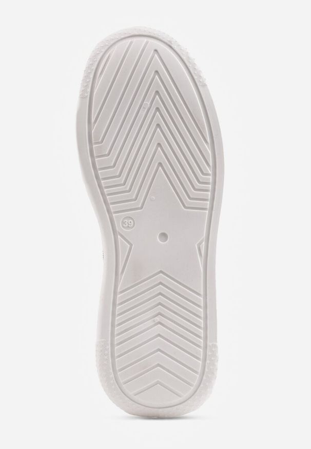 Renee - Czarne Chunky Sneakersy VICES na Platformie z Ozdobą w Kształcie Gwiazdki Anatale. Okazja: na co dzień. Kolor: czarny. Wzór: aplikacja. Obcas: na platformie