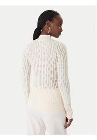 Patrizia Pepe Sweter 8K0368/K307-W409 Beżowy Regular Fit. Kolor: beżowy. Materiał: syntetyk #3