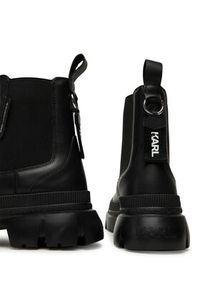 Karl Lagerfeld - KARL LAGERFELD Sztyblety KL43545 Czarny. Kolor: czarny. Materiał: skóra #4