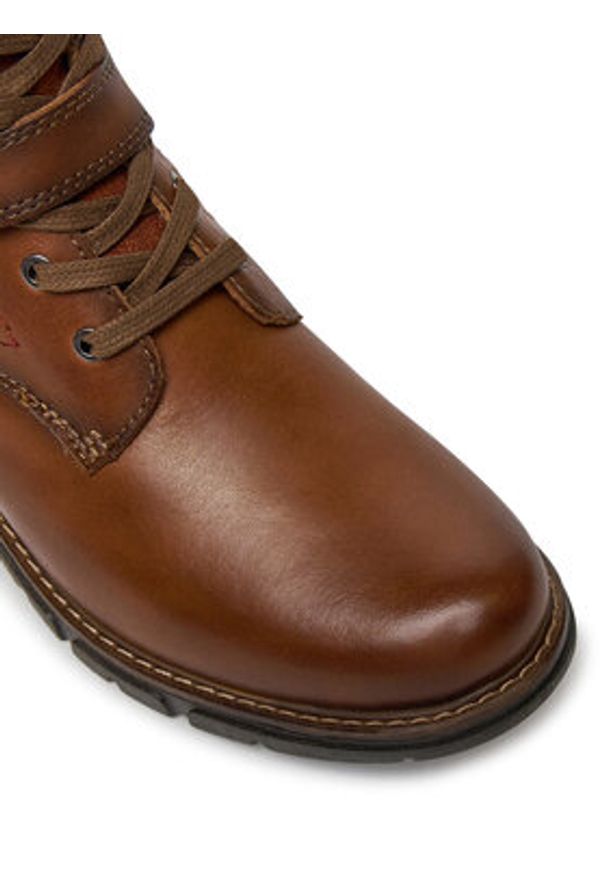 Pikolinos Trzewiki San Sebastian W1T-8675C1 Brązowy. Kolor: brązowy. Materiał: skóra