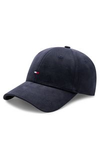 TOMMY HILFIGER - Tommy Hilfiger Czapka z daszkiem Essential Flag Cap AW0AW17368 Granatowy. Kolor: niebieski. Materiał: materiał